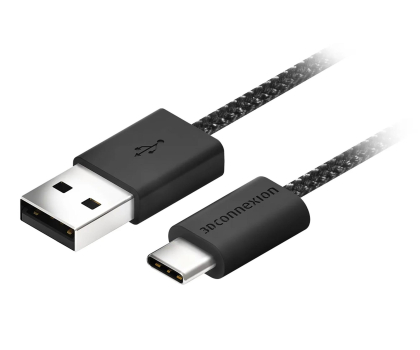 Kabel 3Dconnexion Kabel USB-A / USB-C pleciony 1.5m